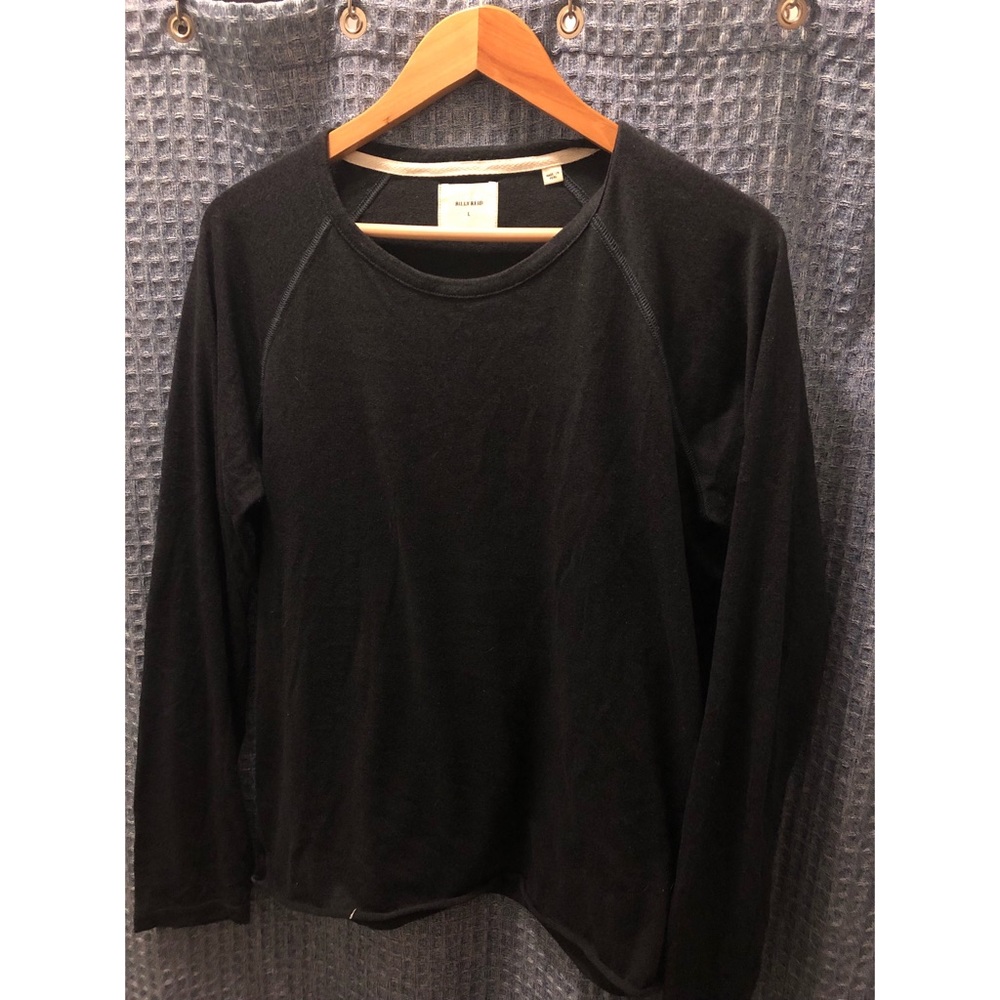 Billy Reid Navy Long Sleeve - Large